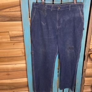Vintage Oshkosh carpenter jeans size 39x30 (tag 40x30) distressed made in USA